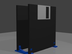 floppy disk documenti posta titolare ufficio 3d print model - Mito3D