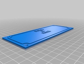 my customized simple name sign signs logos 3d print model - Mito3D