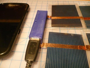 pannello solare usb converter caso altri buck convertitore di carica il caricabatterie fai da te instructables magnete magnetico modulare telefono pannelli solari 3d print model - Mito3D