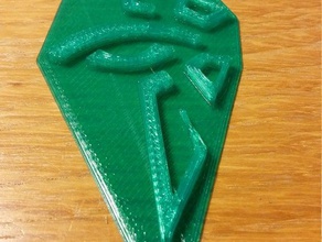 ıngress enlightened hizip rozet sabit temizlenmiş remeshed Anahtarlık 3d print model - Mito3D