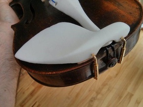 violin chin rest 3d printing 3d print model - Mito3D