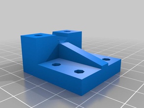 mendel vert drive side plate 180 other axis openscad reprap 3d print model - Mito3D