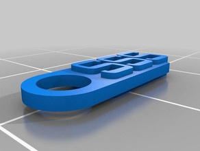 sss portachiavi organizzazione personalizzato 3d print model - Mito3D