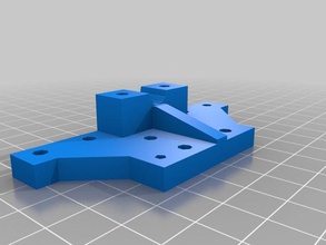 mendel vert drive side plate 360 other axis openscad reprap 3d print model - Mito3D