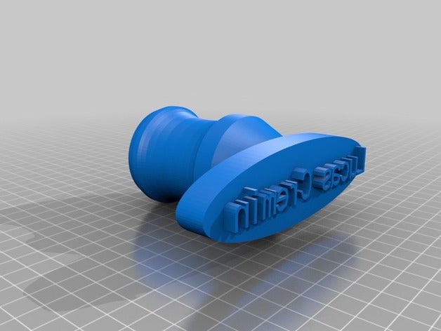 lou cremin Zeichen logos angepasst 3D print model - Mito3D