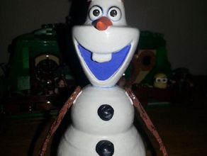 olaf frozen creatures disney snowman 3d print model - Mito3D