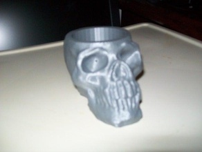 vamp skull dice-cup 3d print model - Mito3D
