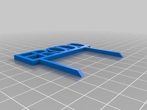 frodo impianto di tag all'aperto giardino personalizzato 3d print model - Mito3D