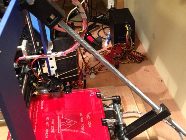 prusa i3 plate frame vibration damperbrace 3d printer parts 3D print model - Mito3D