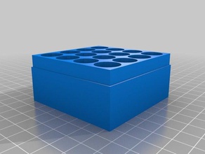 4x4 aa caja de la batería herramienta los titulares cuadros personalizado 3d print model - Mito3D