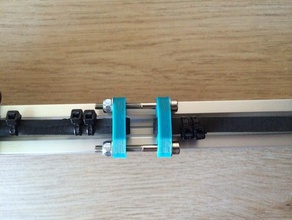 inline belt tensioner 3d printer parts deleta delta 3d print model - Mito3D