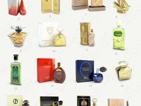 models perfume bottles containers 3d print model - Mito3D
