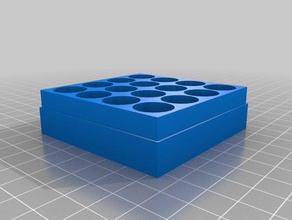 mi personalizar la caja de batería herramienta los titulares cajas 3d print model - Mito3D