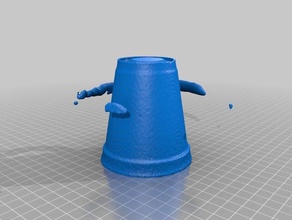 luisscanofstyrofoamcup scans & replicas makerbotdigitizer scan 3d print model - Mito3D