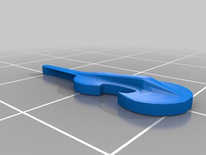 tiny open violin props source blender toy 3d print model - Mito3D