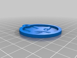 fox lane Anahtarlık özelleştirilmiş 3d print model - Mito3D