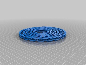 150 link chain using generator customized 3d print model - Mito3D