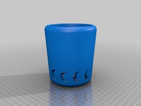 moon cactus pot outdoor garden 3d print model - Mito3D