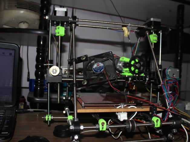 Devam etseydi 70 mm fan tutucu prusa 3d yazıcı parçaları 3D print model - Mito3D