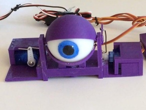 animatronic ojo mech hobby los animatrónicos globos oculares la robótica servo 3d print model - Mito3D