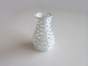 voronoi form vase 1 3d print model - Mito3D