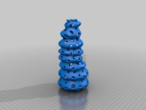 de voronoi forma jarrón 2 3d print model - Mito3D