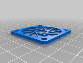 il mio personalizzato parametrico diaframma griglia di ventilazione su misura 3d print model - Mito3D