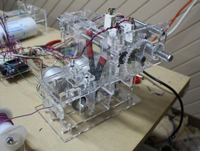 2 otomatik Tel striptizci ver diğer microfactory robot step 3d print model - Mito3D