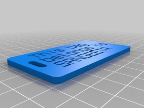 sangeeta etiqueta de bagagem organização personalizado 3d print model - Mito3D