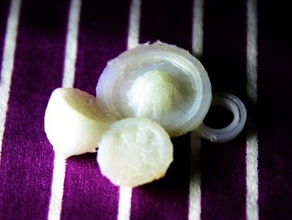 lemon squeezer boucle d'oreille des boucles d'oreilles quotidien citrons 3d print model - Mito3D