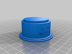 le pouldu music award Skulpturen kundengebundene 3d print model - Mito3D