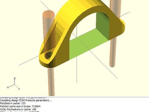 pipe saddle clamp buttrusses parts customizer 3d print model - Mito3D