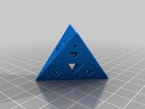 fractale geometrie sy 3d math art fractal serpinsky 3d print model - Mito3D
