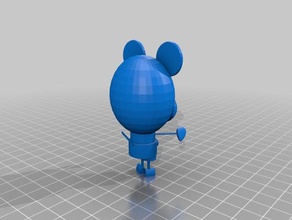 mickey La impresión en 3d 3d print model - Mito3D