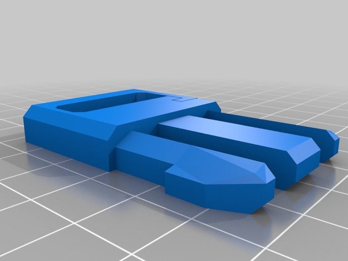 cinturino scatto zaini, borse etc accessori 3D print model - Mito3D