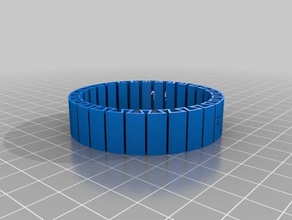 1 insegnante di braccialetto bracciali personalizzato 3d print model - Mito3D