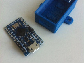 arduino leonardo pro micro box l'elettronica recinto mini 3d print model - Mito3D