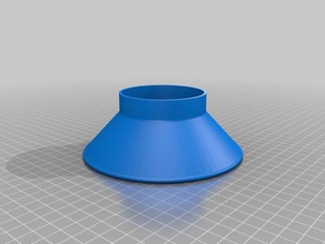 quart breiten Mund mason jar-Trichter Küche und Esszimmer 3d print model - Mito3D