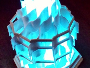 2 fener serisi ışık kafes dekor lamba Deniz Feneri 3d print model - Mito3D