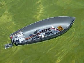 motor boat rc small experimental 3d print model - Mito3D