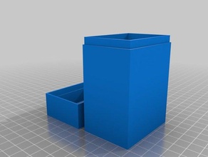 100 card credit case office customized 3d print model - Mito3D