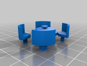 lo spostamento di tavolo da pranzo La stampa 3d 3d print model - Mito3D