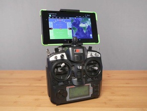 nexus 7 Halterung-iris-Sender r c Fahrzeuge controller Drohne iris quadcopter Sender uav 3d print model - Mito3D