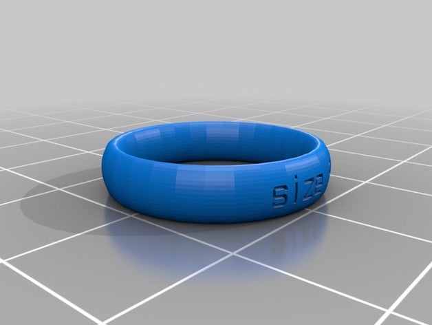 ring size 55 anelli su misura 3D print model - Mito3D