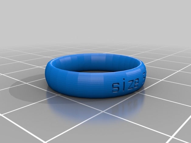 ring size 55 rings customized 3D print model - Mito3D