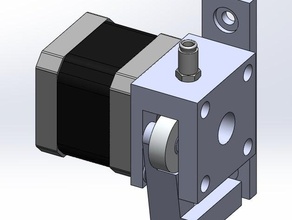 direct drive bowden extruder 175 mm filament 3d printer extruders backlash precision reliable 3d print model - Mito3D