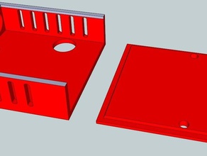 gen 6 board case 3d printer parts accessories container gen6 lid reprap sketchup useful 3d print model - Mito3D