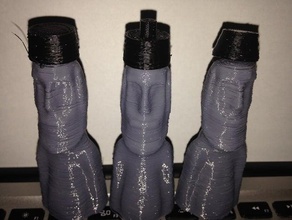 moai şapka heykeller 3d print model - Mito3D