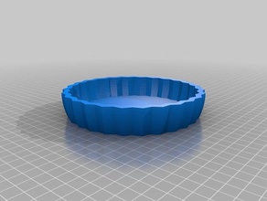 my customized starry curvy bowl cup vase containers 3d print model - Mito3D