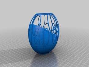 mon personnalisés artistique vase interactive 3d print model - Mito3D